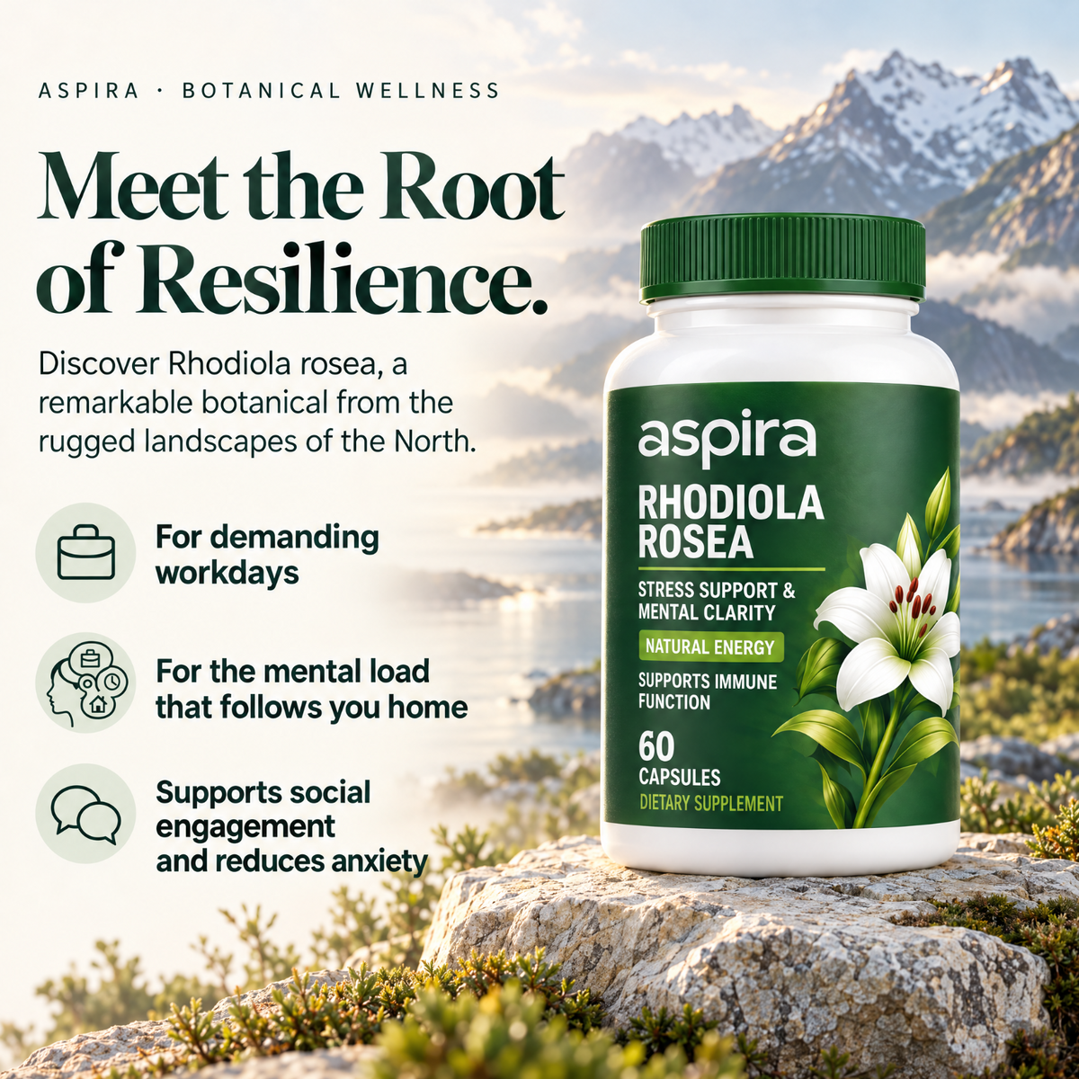 Aspira Arctic Rhodiola Rosea